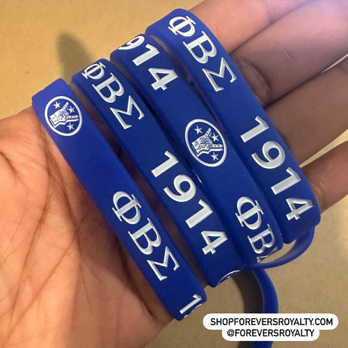 Blue Phi Beta Sigma wristband