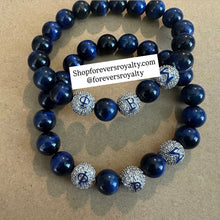Load image into Gallery viewer, Tigers eye Phi Beta Sigma bracelet.