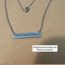 Load image into Gallery viewer, Delta Sigma Theta necklace