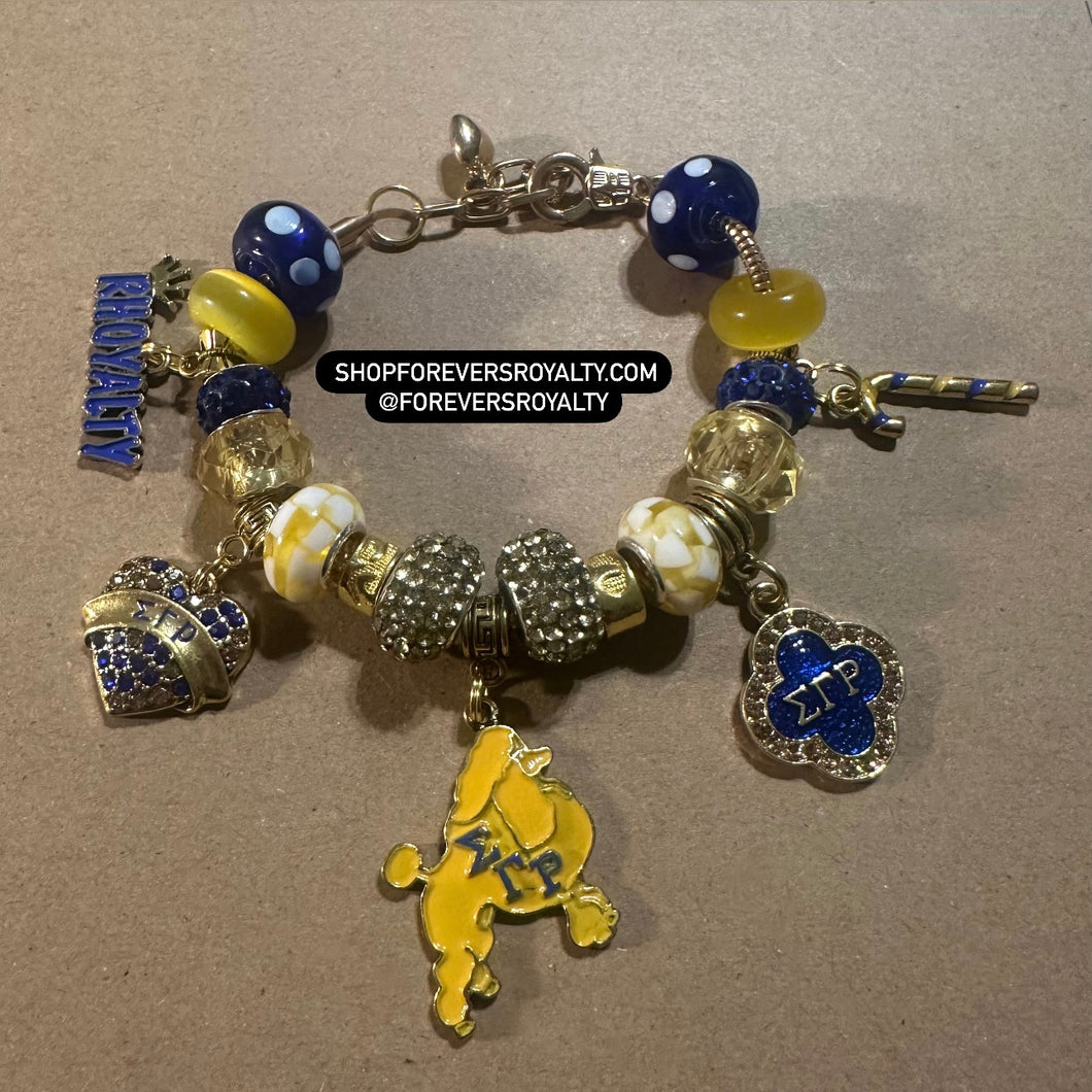 Sigma Gamma Rho charm bracelet.