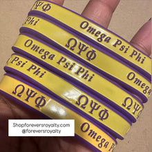Load image into Gallery viewer, Omega Psi Phi wristband