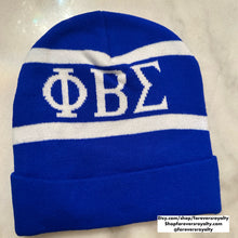 Load image into Gallery viewer, Phi Beta Sigma scarf and hat set
