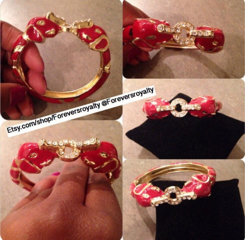 The red elephant bangle.