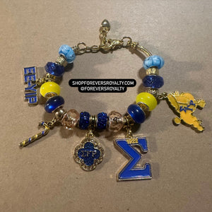 Sigma Gamma Rho charm bracelet.