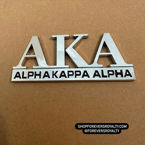 Alpha Kappa Alpha car decal