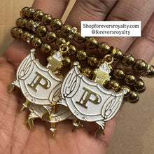 Load image into Gallery viewer, All gold Philo P bracelet