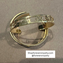 Load image into Gallery viewer, Gold Omega Psi Phi bangle