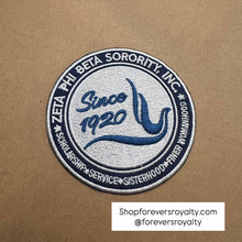 Load image into Gallery viewer, Zeta Phi Beta patch.