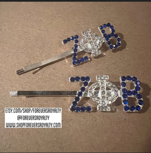 Zeta Phi Beta hair pin