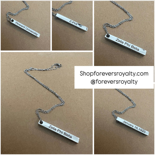 Zeta Phi Beta necklace