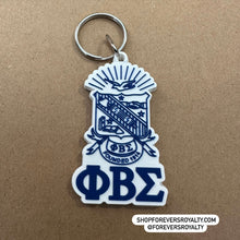 Load image into Gallery viewer, Phi Beta Sigma keychain