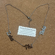 Load image into Gallery viewer, Zeta Phi Beta necklace