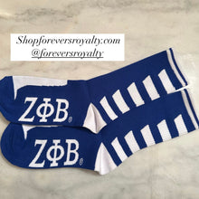 Load image into Gallery viewer, Zeta Phi Beta socks