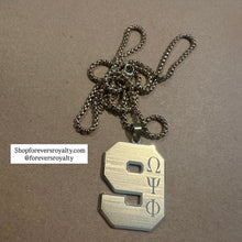 Load image into Gallery viewer, Gold Omega Psi Phi necklaces