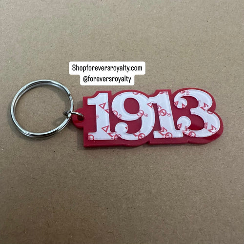 Delta Sigma Theta 1913 keychain
