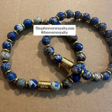 Load image into Gallery viewer, Gold Phi Beta Sigma bracelet