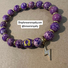 Load image into Gallery viewer, The Omega Psi Phi bracelet.