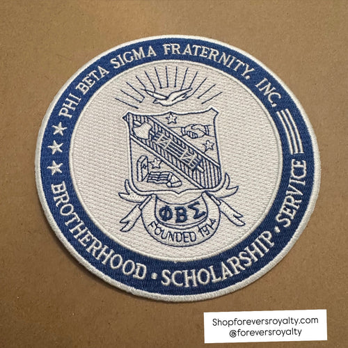 Circle Phi Beta Sigma patch.