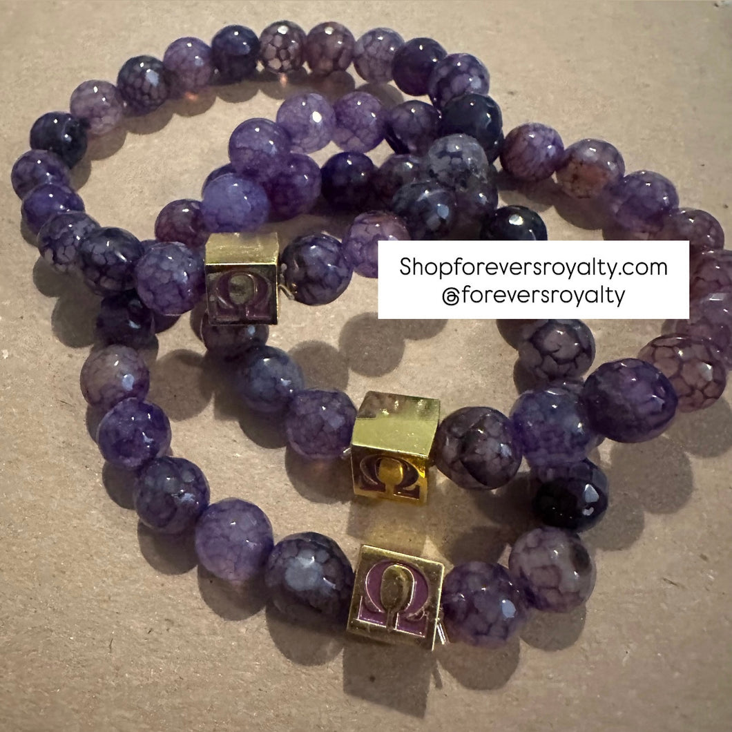 Omega Psi Phi bracelet.