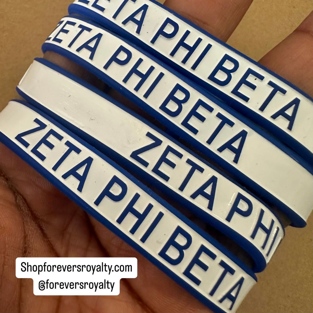 Zeta Phi Beta wristband