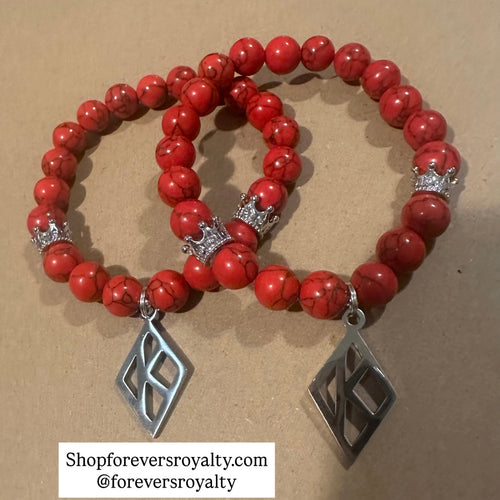 Red Kappa K bracelet.