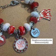 Load image into Gallery viewer, Delta Sigma Theta charm bracelet