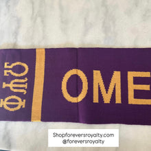 Load image into Gallery viewer, Omega Psi Phi scarf