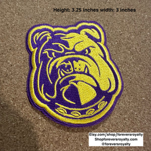 Dog purple and gold patch