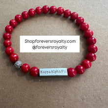 Load image into Gallery viewer, Mini Kappa Alpha Psi bracelet.