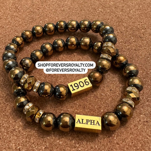 Gold Alpha bracelet