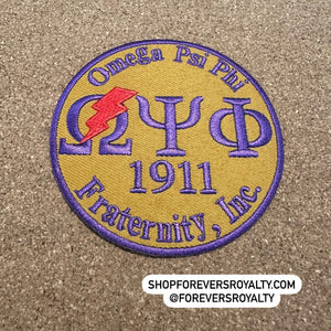 Omega Psi Phi circle patches.