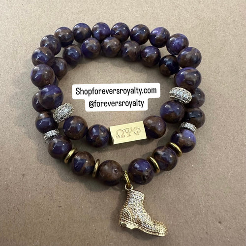 Purple Omega boot set.