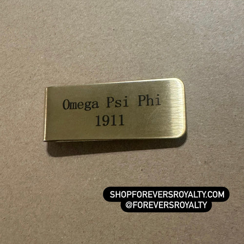Omega Psi Phi money clip.