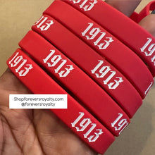 Load image into Gallery viewer, Delta Sigma Theta 1913 wristband