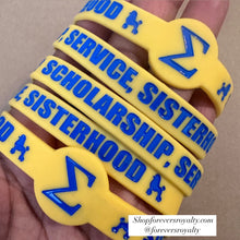 Load image into Gallery viewer, Sigma Gamma Rho wristband