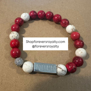 The silver NUPE bracelet