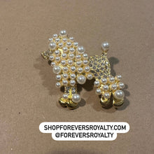 Load image into Gallery viewer, Gold Sigma Gamma Rho poodle pin