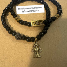 Load image into Gallery viewer, Mini Alpha Phi Alpha bracelet set