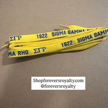 Load image into Gallery viewer, Sigma Gamma Rho shoestrings