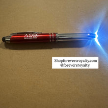 Load image into Gallery viewer, Delta Sigma Theta flashlight pen.