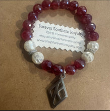 Load image into Gallery viewer, Red Kappa Alpha Psi bracelet .