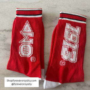 Delta Sigma Theta socks