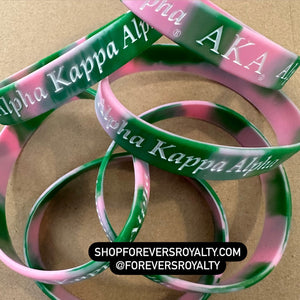 Pink K wristband