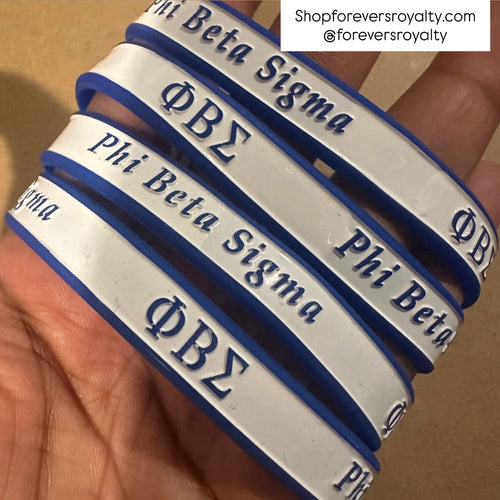 Blue Phi Beta Sigma wristband