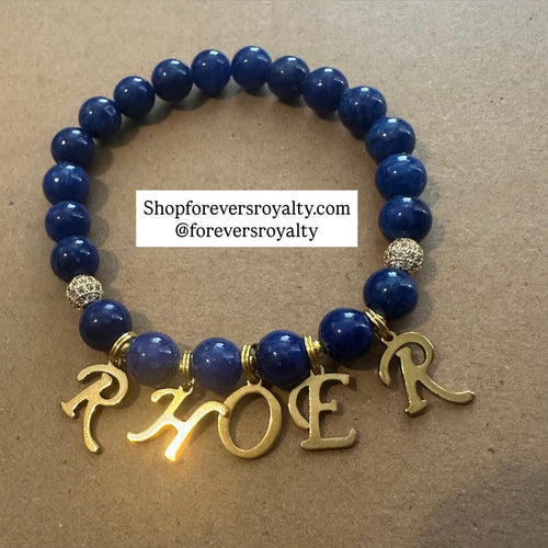 Blue and gold Rhoer bracelet