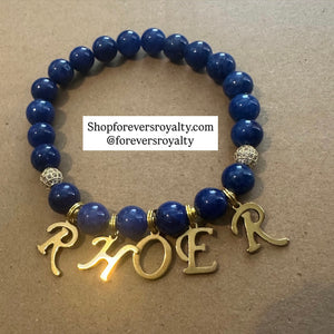 Blue and gold Rhoer bracelet
