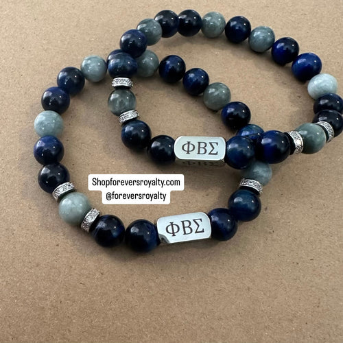 Gemstone Phi Beta Sigma bracelet.