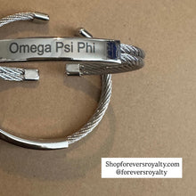 Load image into Gallery viewer, Omega Psi Phi bangle