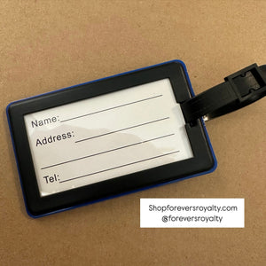 Zeta Phi Beta luggage tag