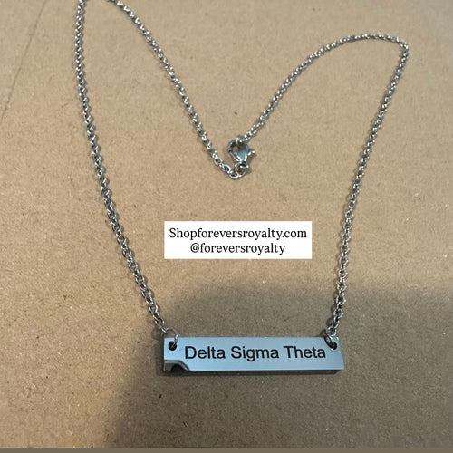 Delta Sigma Theta necklace